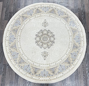 Круглый ковер из полиэстера a060a-cream-shrink-cream-shrink-krug | Турция