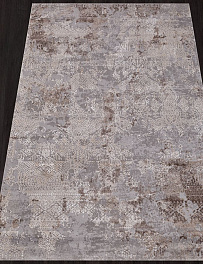 Прямоугольный ковер из синтетики 03851c - grey / brown | Турция