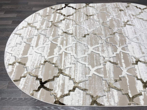 Aura 40547B_KAHVE / COKME BEYAZ овал фото 5