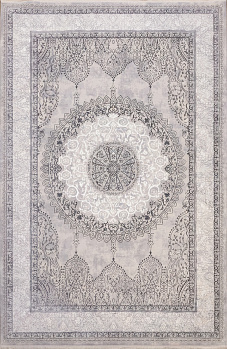 Прямоугольный ковер из полиэстера N891A WHITE / GRAY2 | Турция