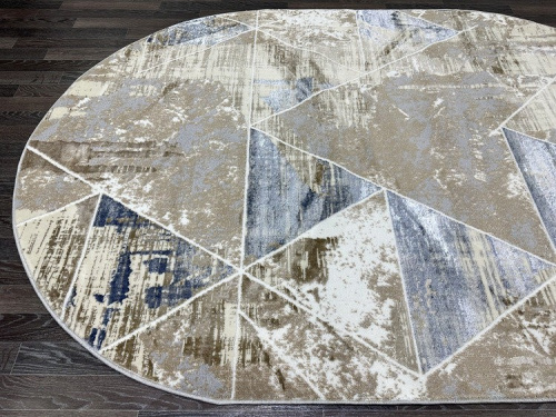 Semnan D067A_CREAM SHIRINK / BLUE FDY-овал фото 8