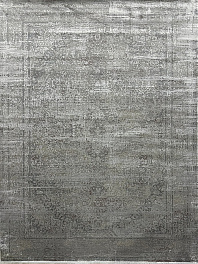 Прямоугольный ковер из вискозы/акрила b212g2-l-grey-d-grey | Турция