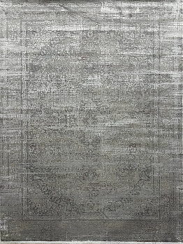 Прямоугольный ковер из вискозы/акрила b212g2-l-grey-d-grey | Турция