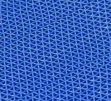 Грязезащитное покрытие Зиг-Заг. Толщина 8 мм. Синий