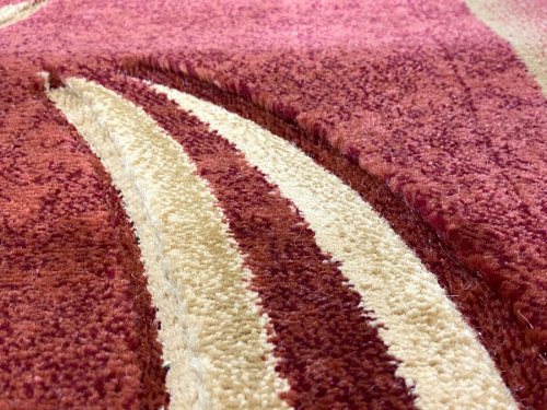 Ковровая дорожка Карвинг красный фото 5