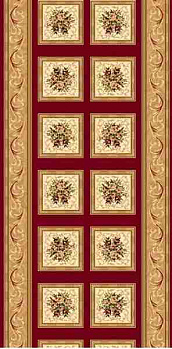 Ковровая дорожка  Olympos dorD065-red | Россия