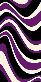 Ковровая дорожка из синтетики Sunrise V802 BLACK-VIOLET | Россия