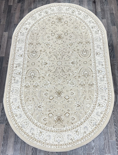 Ковер Iran collection A067A_LIGHT BEIGE SHRINK / LIGHT BEIGE SHRINK o, из полиэстера, кремовый, 1,2×1,8