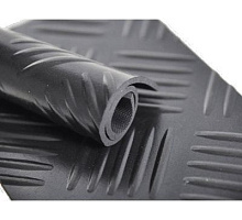 Резиновое покрытие в рулонах Шашки