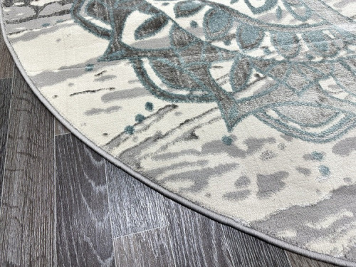 Fame 0921A_L.GREY / TURQUAZ-овал фото 3