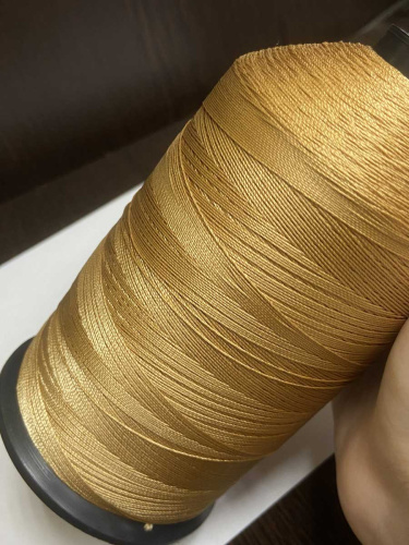 Лавсановая нить для оверлока бежевая Вторичная фото 4