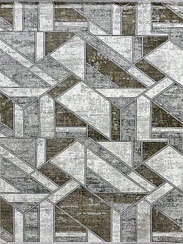 Прямоугольный ковер из полиэстера 04103a-white-l-beige | Турция