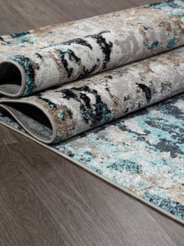 paradize 01632a - grey / turquoise прямоугольник фото 3