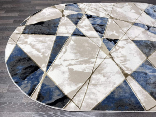 Aura 40657B_MAVİ / K.GRİ овал фото 7