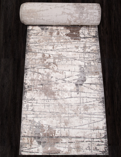 armina 03802a - grey / brown дорожка