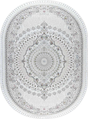 Kirmanshah 38861A WHITE / WHITE овал