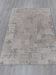 Прямоугольный ковер из полиэстера f168 - cream-gray | Россия