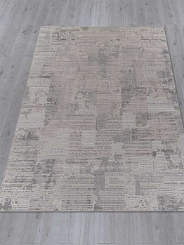 Прямоугольный ковер из полиэстера f168 - cream-gray | Россия