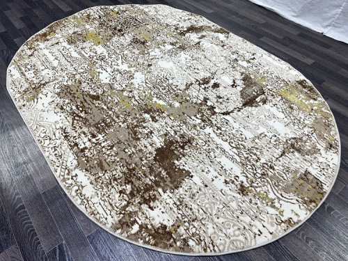 Fame 0726A_CREAM / BROWN-овал фото 2