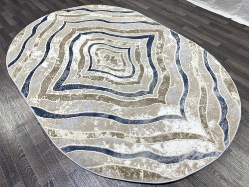 Semnan D066A_CREAM SHIRINK / BLUE FDY-овал фото 6