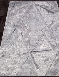 Прямоугольный ковер из синтетики 04022g - grey / grey | Турция