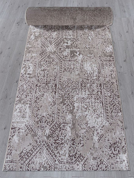 Ковровая дорожка из синтетики SILVER f390 - gray | Россия