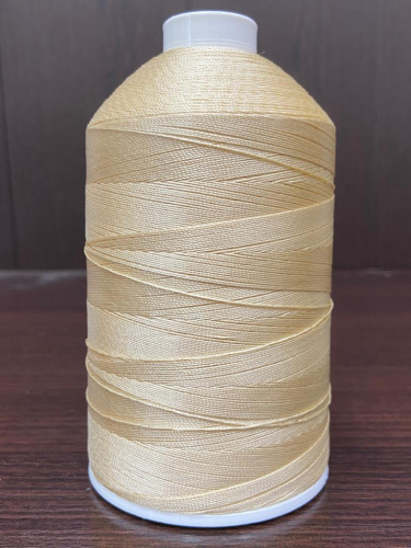 Лавсановая нить для оверлока светло бежевая Вторичная