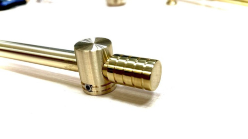 Ковродержатель из латуни L013 Пруток 12 мм фото 2