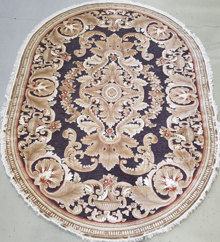 KUNDUZ 5060_498630 BROWN овал