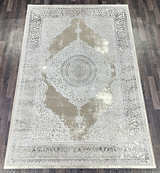Прямоугольный ковер из полиэстера b042a-grey-fdy-light-vizon-shrink | Турция