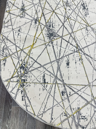 Fame 0727A_L. GREY / GOLD-овал фото 4