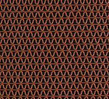 Грязезащитное покрытие Зиг-Заг. Толщина 8 мм. Коричневый