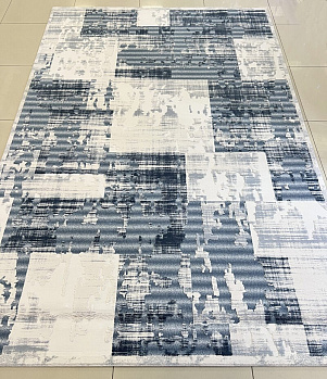 Прямоугольный ковер из акрила w2346 ivory / c. blue | Турция