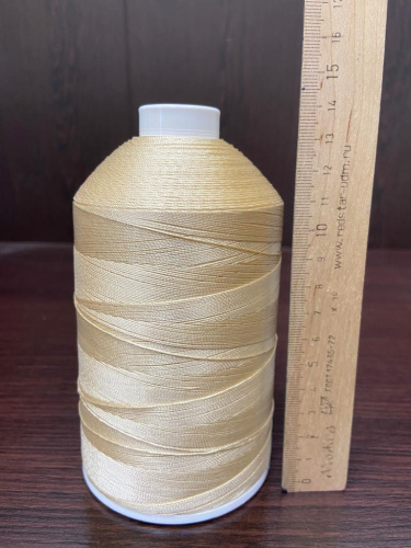 Лавсановая нить для оверлока светло бежевая Вторичная фото 2
