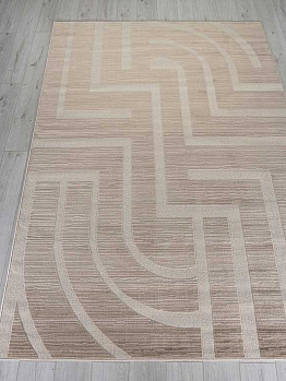 Прямоугольный ковер из синтетики f439 - beige | Россия