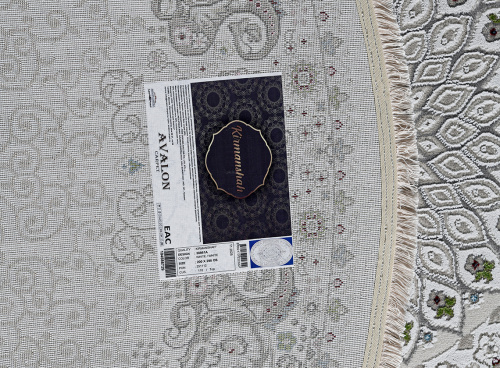 Kirmanshah 38861A WHITE / WHITE овал фото 2