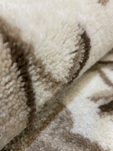 Ковровая дорожка Valencia Deluxe d325 - CREAM-BROWN фото 5