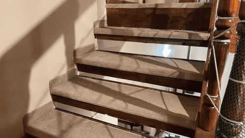 Накладки с загибом на всю ширину ступени фото 2