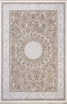 Прямоугольный ковер из полиэстера N903A WHITE / BEIGE_1 | Турция