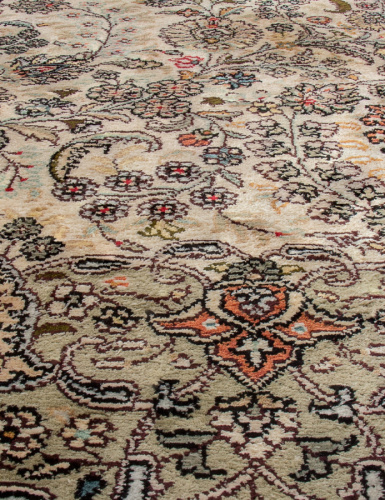 tibet silk & silk s-05 - cream / blue прямоугольник фото 4