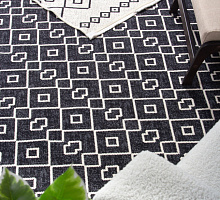 nun kilim nun7 - black прямоугольник