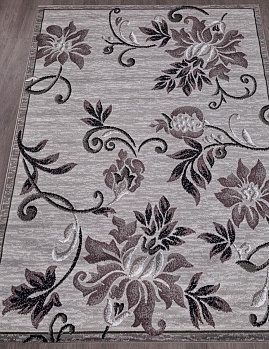 Прямоугольный ковер из синтетики d353 - gray | Россия