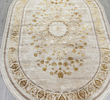 delina a123b - cream / gold fdy овал