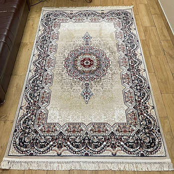 Прямоугольный ковер из акрила 4057a-cream-cream | Турция