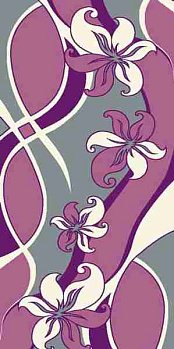 Ковровая дорожка Sunrise V816 GRAY-LILAC