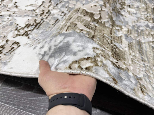 Aura 40697C_KAHVE / ACIK GRI овал фото 8