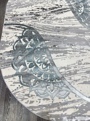 Fame 0921A_L.GREY / TURQUAZ-овал фото 4