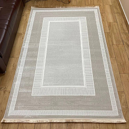Прямоугольный ковер из полиэстера kover-carina-4920a-cream-cream | Турция