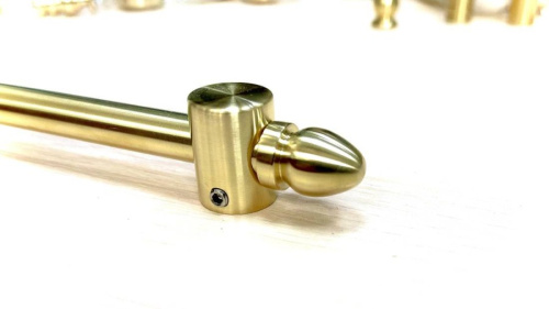 Ковродержатель из латуни L009 Пруток 12 мм. фото 2