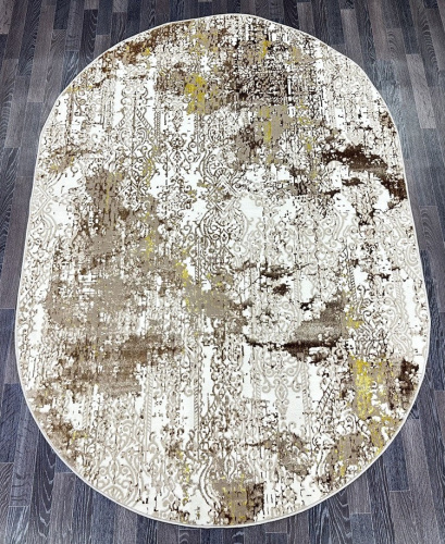 Fame 0726A_CREAM / BROWN-овал